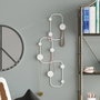 Wallity Lizzard-B Gancho de pared metálico Blanco